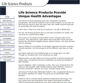 Tablet Screenshot of lifescienceproducts-inc.com